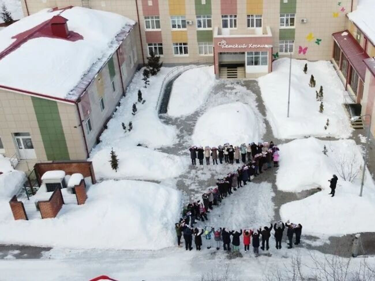 В Казани флешмоб прошел в детском хосписе