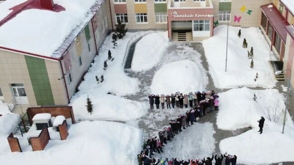 В Казани флешмоб прошел в детском хосписе