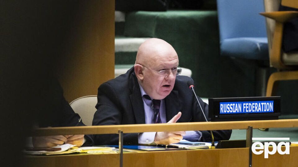 Мишель во время выступления на заседании Совбеза ООН прямо обратился к Небензе (на фото)