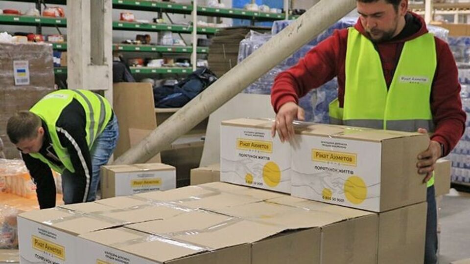 Фонд уже направил в Киев более 54 тысяч наборов с продуктами длительного хранения