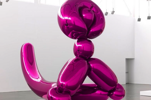 Balloon Monkey (Magenta) нравится и детям, и взрослым и является монументальным символом надежды и солидарности, отметили в Фонде Виктора Пинчука