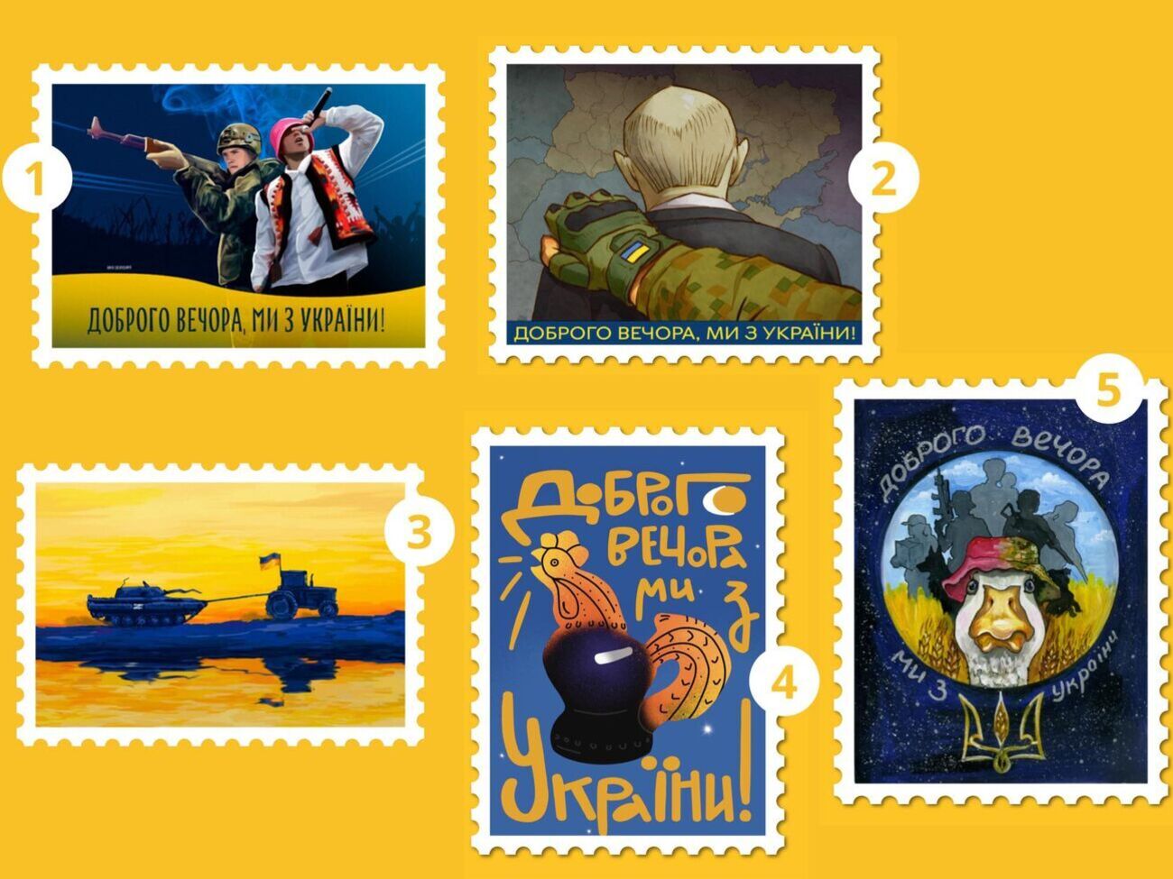 Выбрать нужно из пяти вариантов