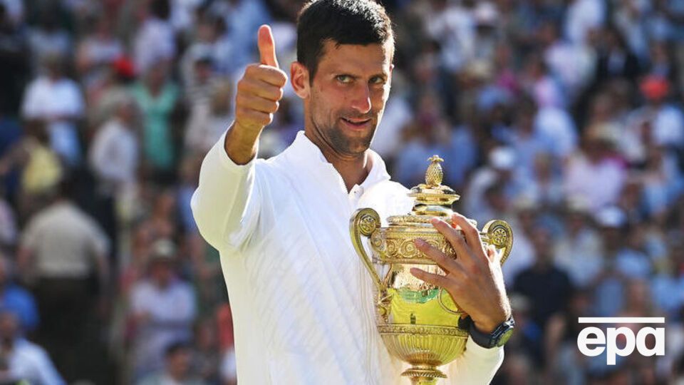 Семиразовий чемпіон Wimbledon Новак Джокович, як і раніше, відмовляється вакцинуватися проти COVID-19