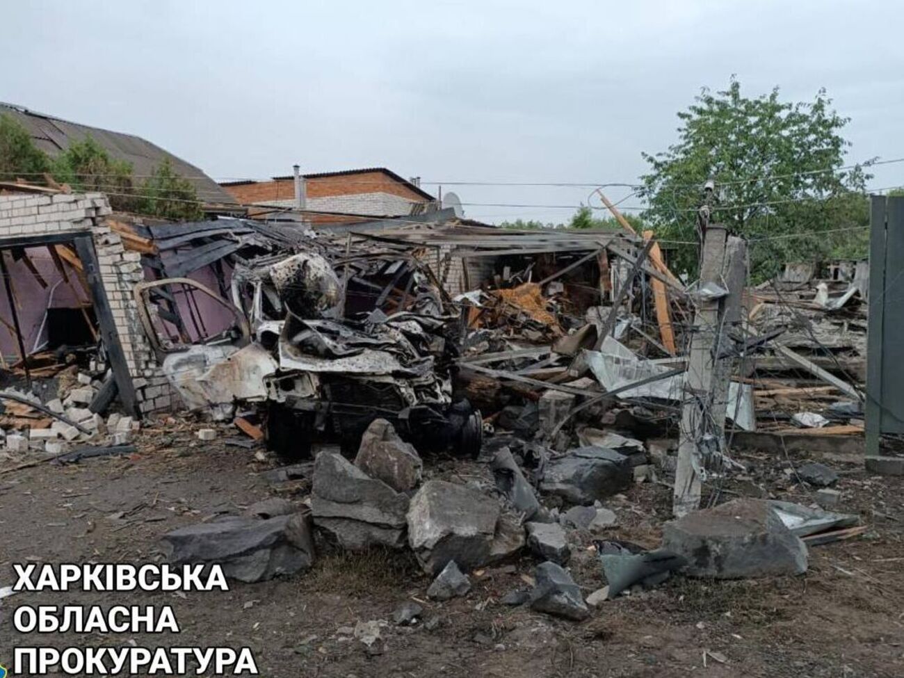 Оккупанты разрушили дома мирных жителей