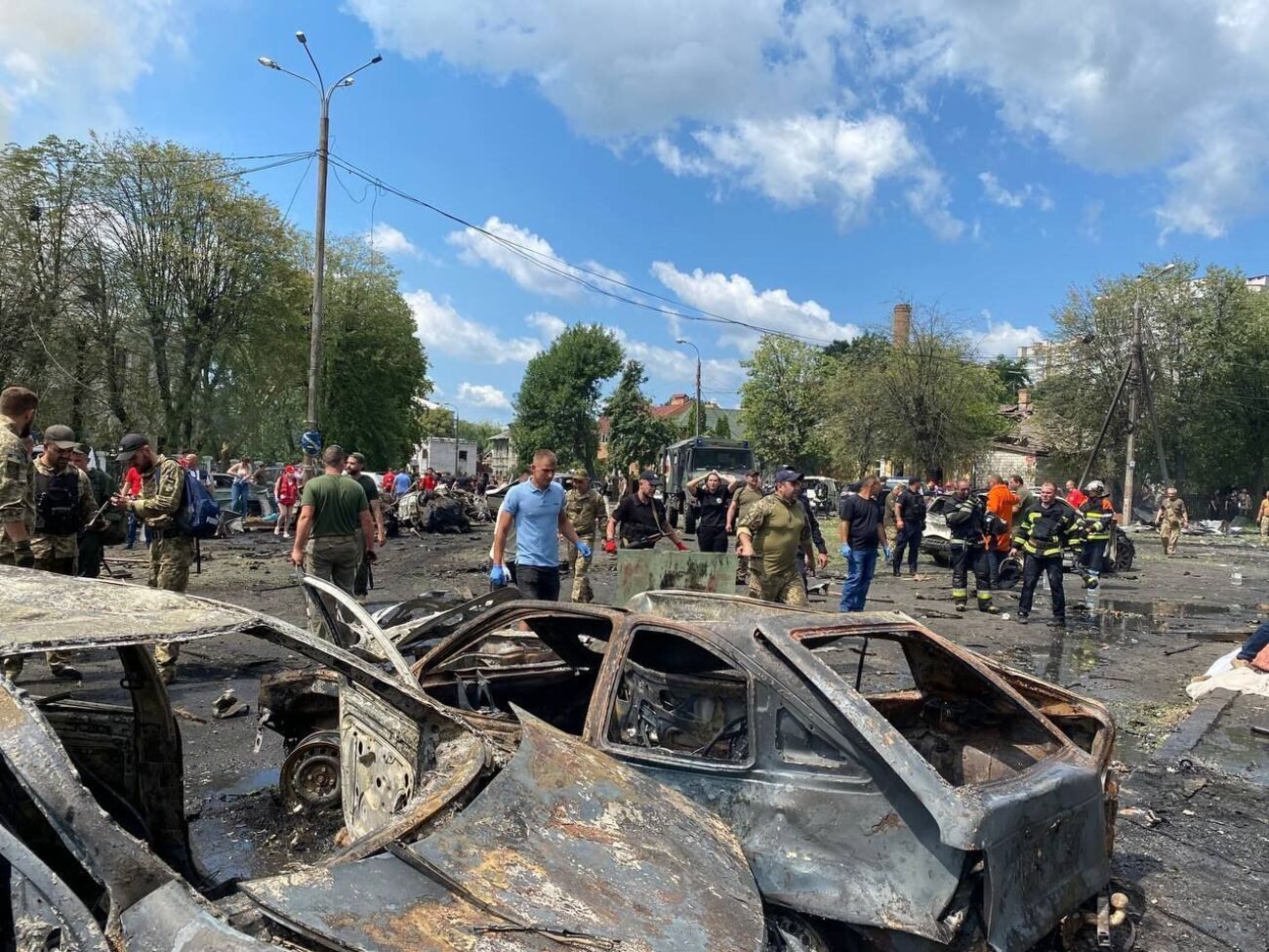 Удень 14 липня російські окупанти завдали ракетних ударів по Вінниці