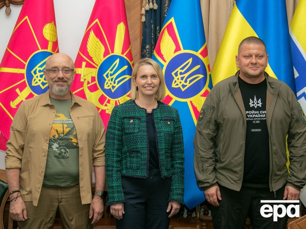 Резников и Залужный говорили с Бринк об оружии