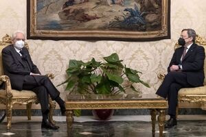 Маттарелла встретился с Драги в своей резиденции сегодня вечером