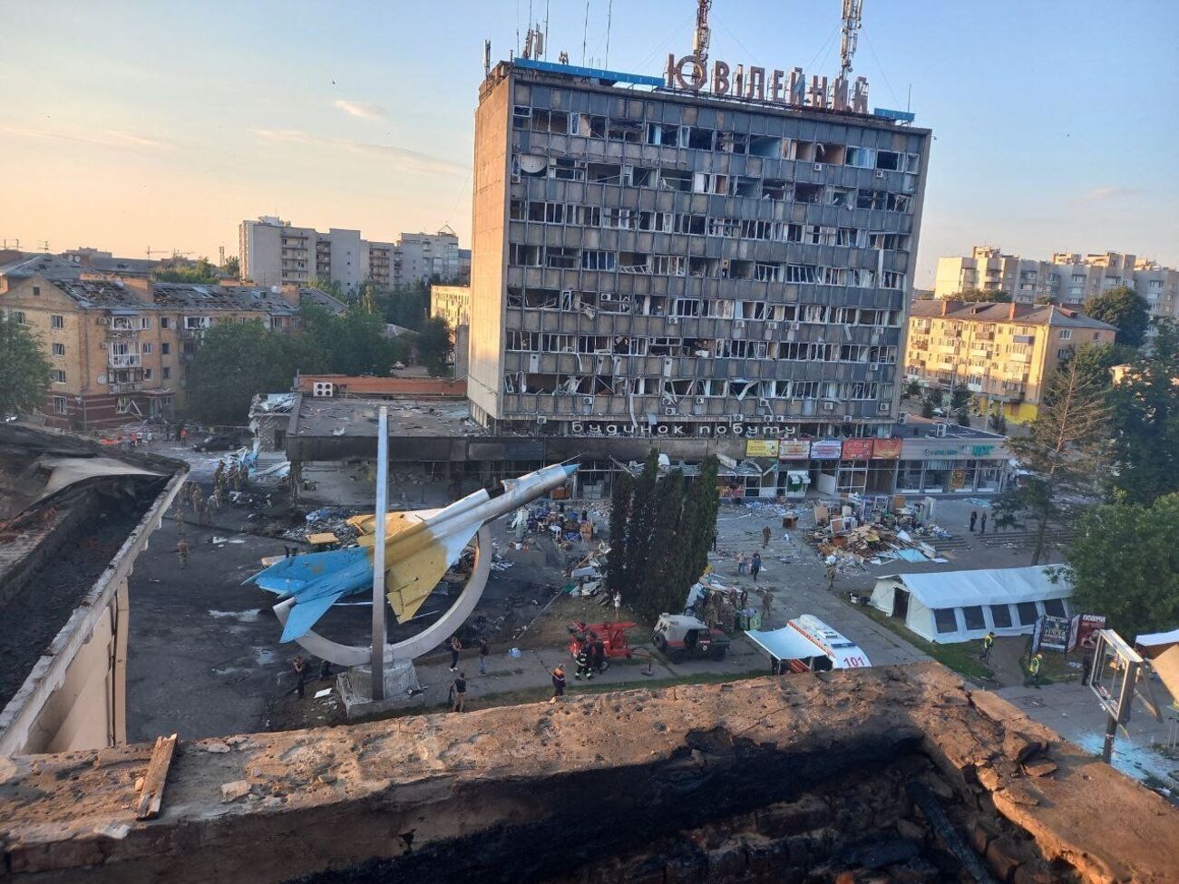 Російські окупанти завдали ракетних ударів по Вінниці вдень 14 липня