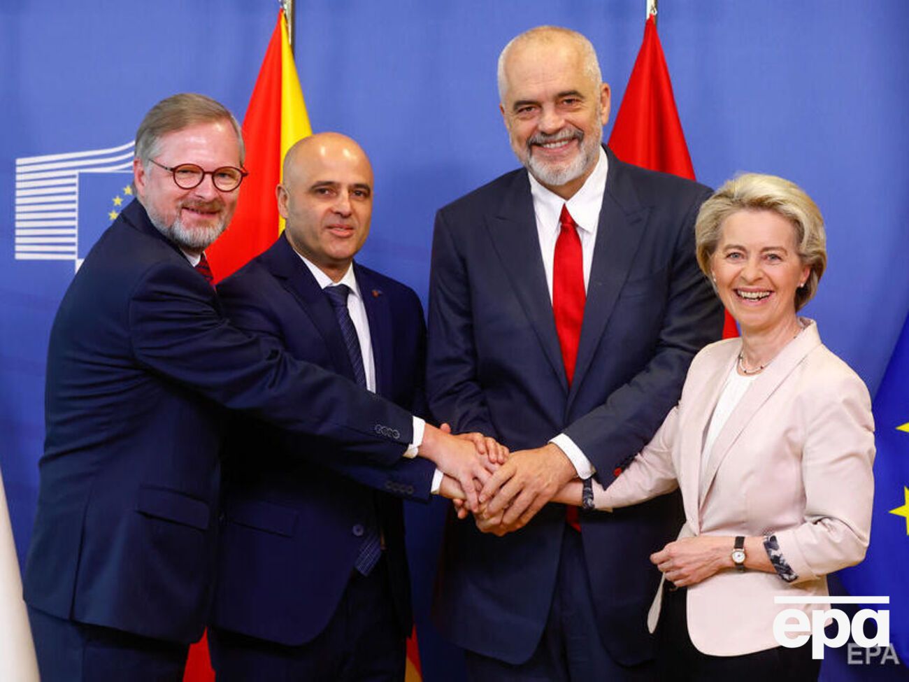 Глава правительства Северной Македонии и&nbsp;премьер-министр Албании приехали в Брюссель