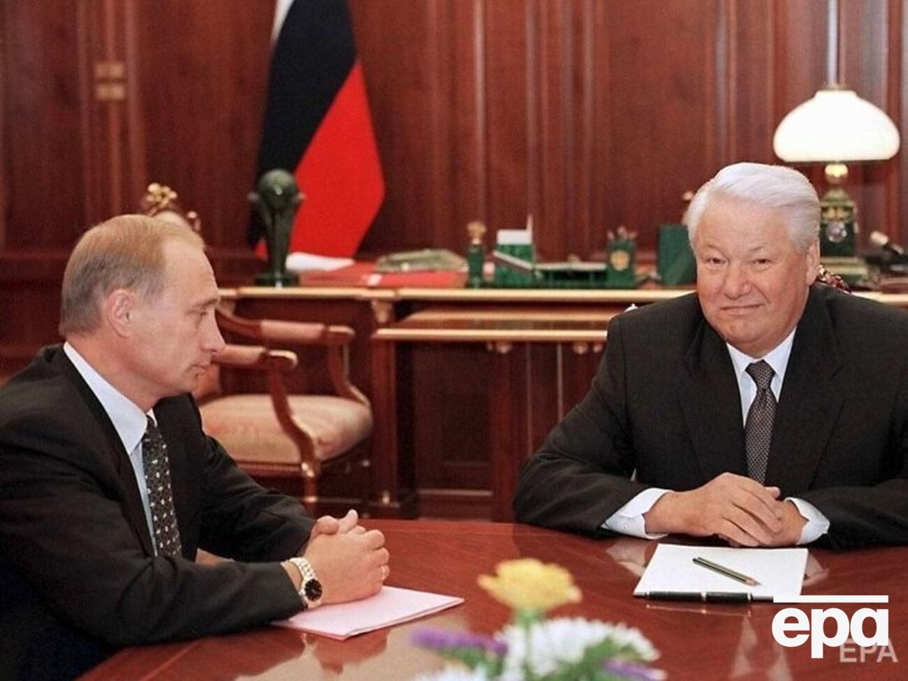 Єльцин передав владу Путіну наприкінці 1999 року