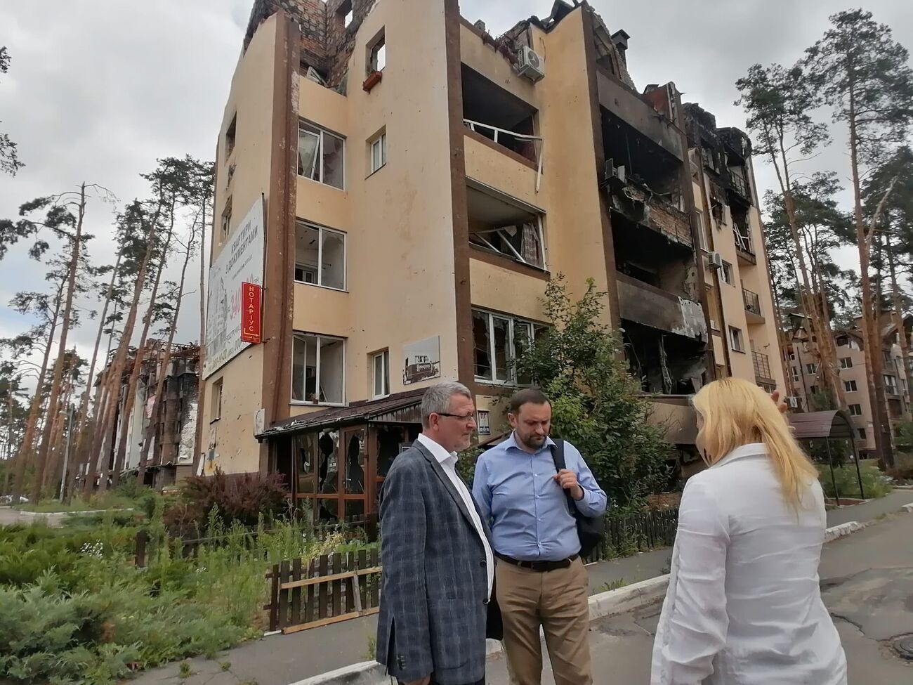 Менцин посетил Ирпень