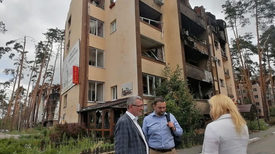 Менцин посетил Ирпень