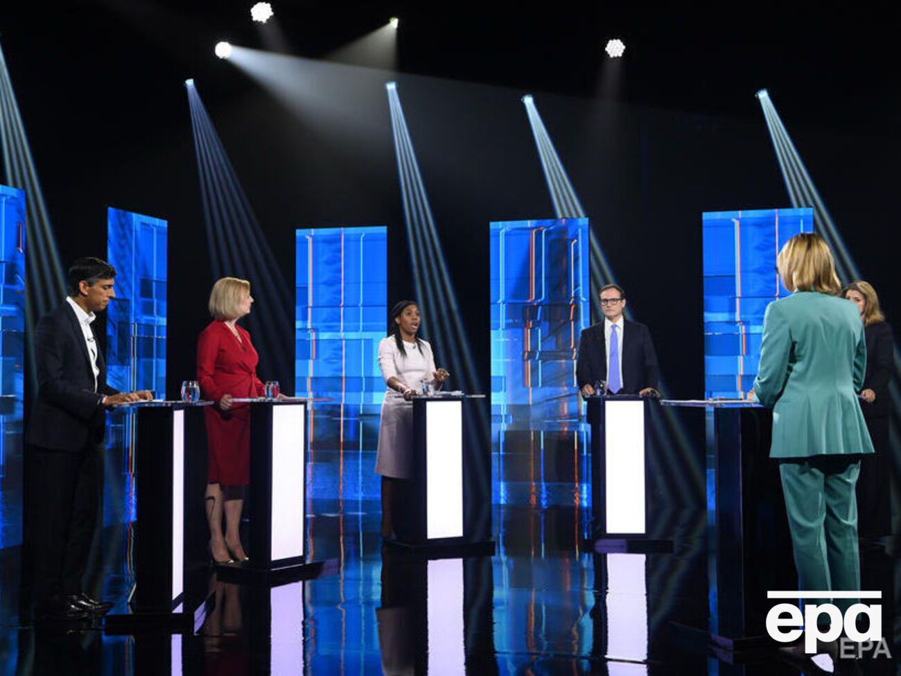 Наибольшую поддержку имеет сейчас Сунак (на&nbsp;фото крайний слева)