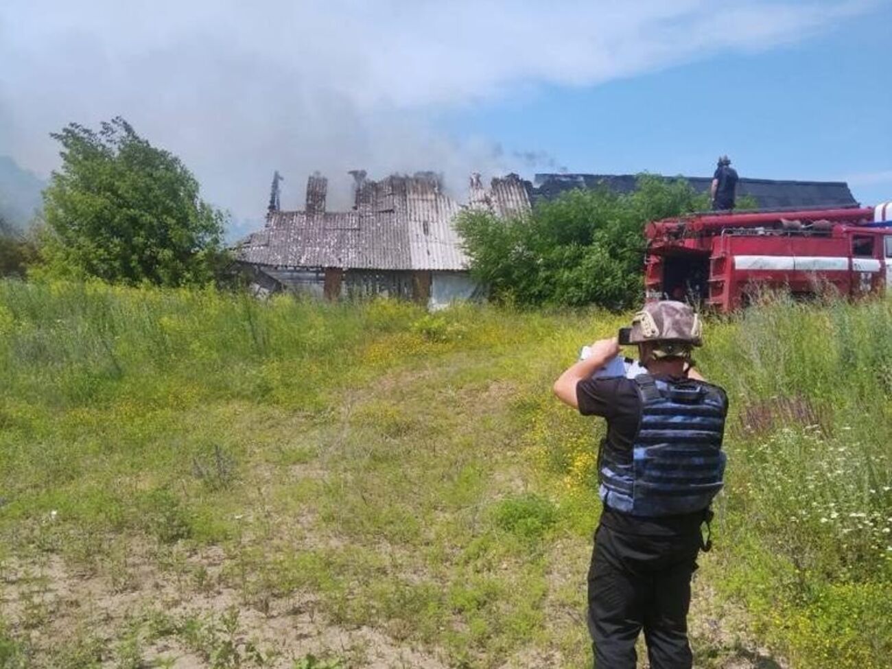 Харьковские села обстреливали из ракетных и артиллерийских систем