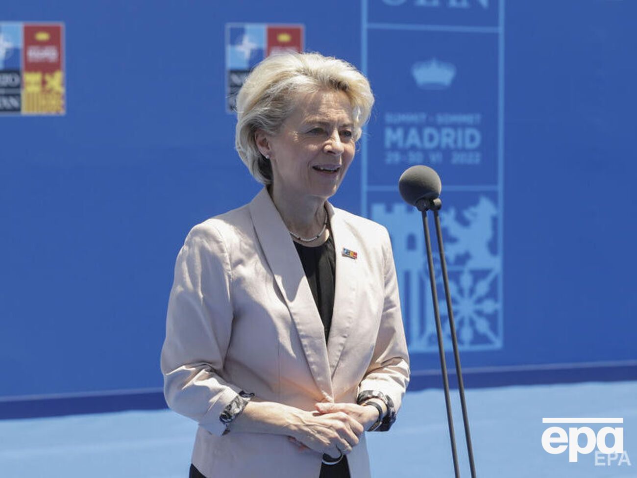 Фон дер Ляйен заверила, что Евросоюз продолжит оказывать помощь Украине