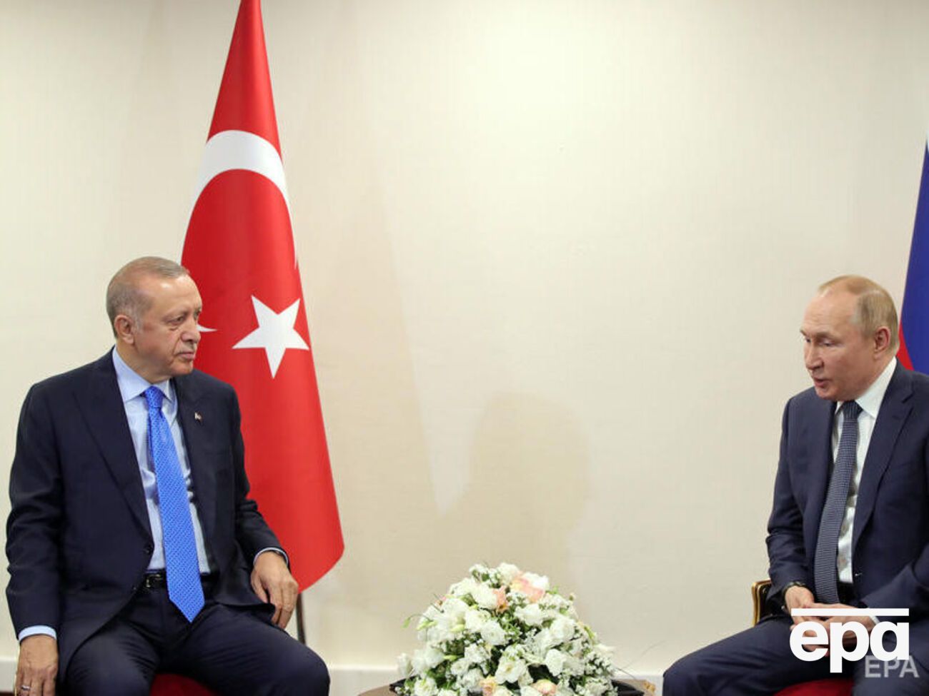 Путін чекав на Ердогана майже хвилину