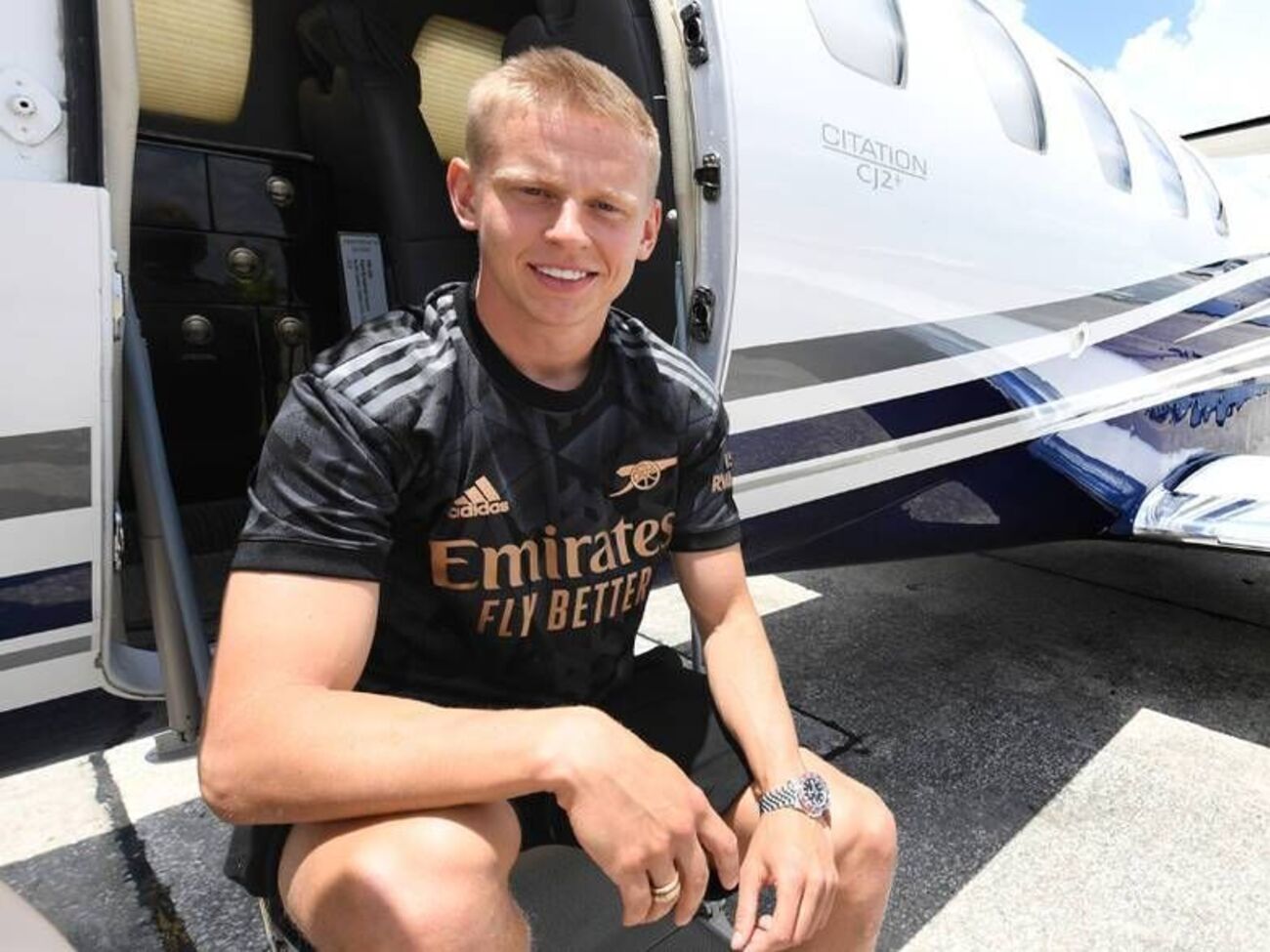 Зинченко прилетел в Орландо (Флорида, США), где лондонский "Арсенал" готовится к сезону