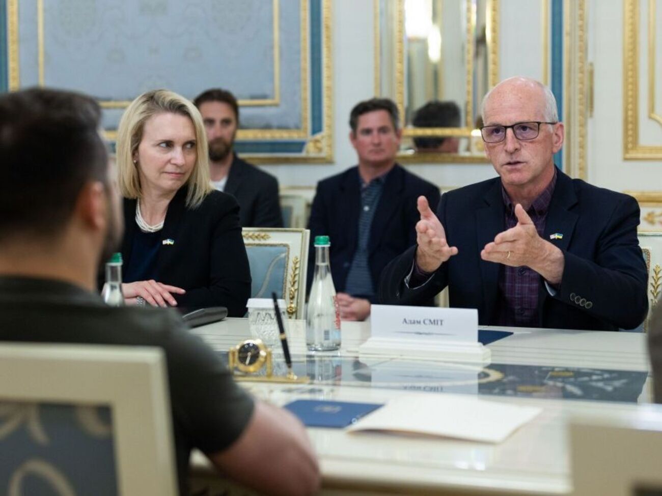 Сміт (праворуч) 23 липня у Києві зустрівся із Зеленським