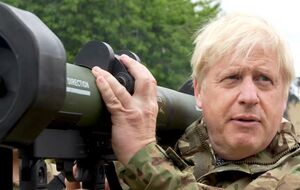 Джонсон во время тренировок целился из противотанкового ракетного комплекса