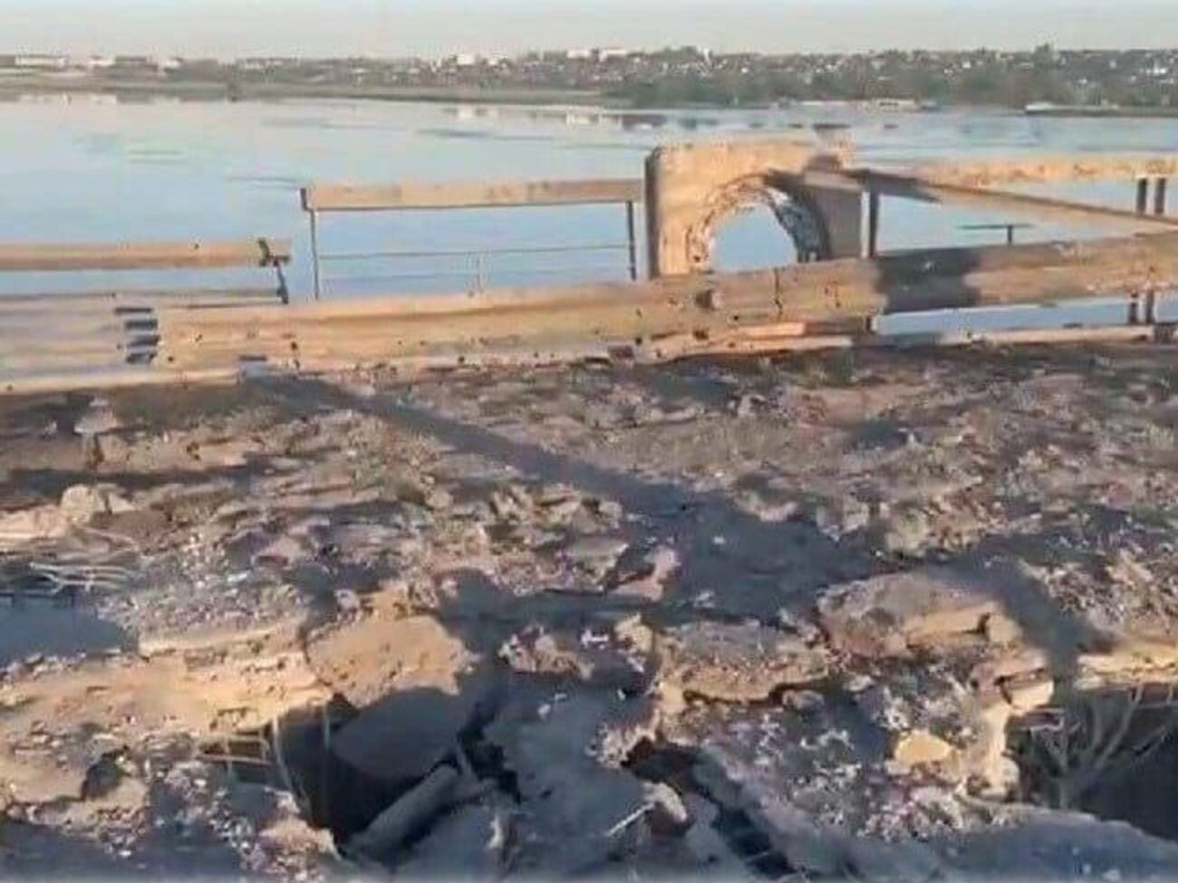 ВСУ ударили по Антоновскому мосту в ночь на 27 июля