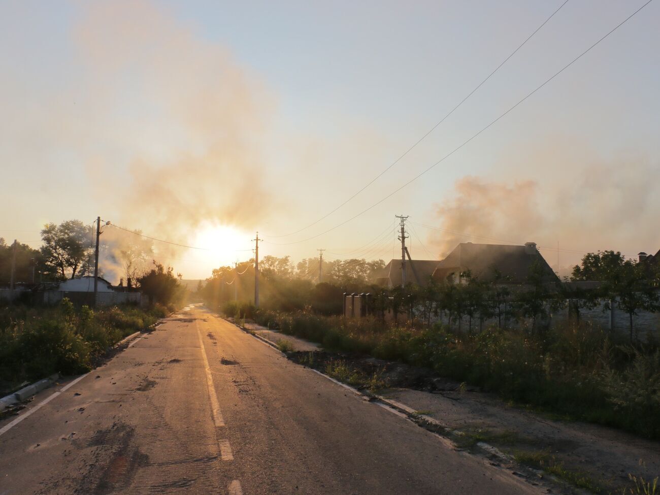 Оккупанты использовали в том числе зажигательные боеприпасы
