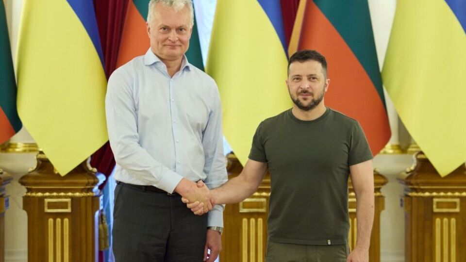 Науседа после встречи с Зеленским в Киеве объявил о новых поставках военной техники в Украину