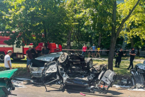 В результате ДТП в Запорожье разбито несколько машин, двое людей погибли
