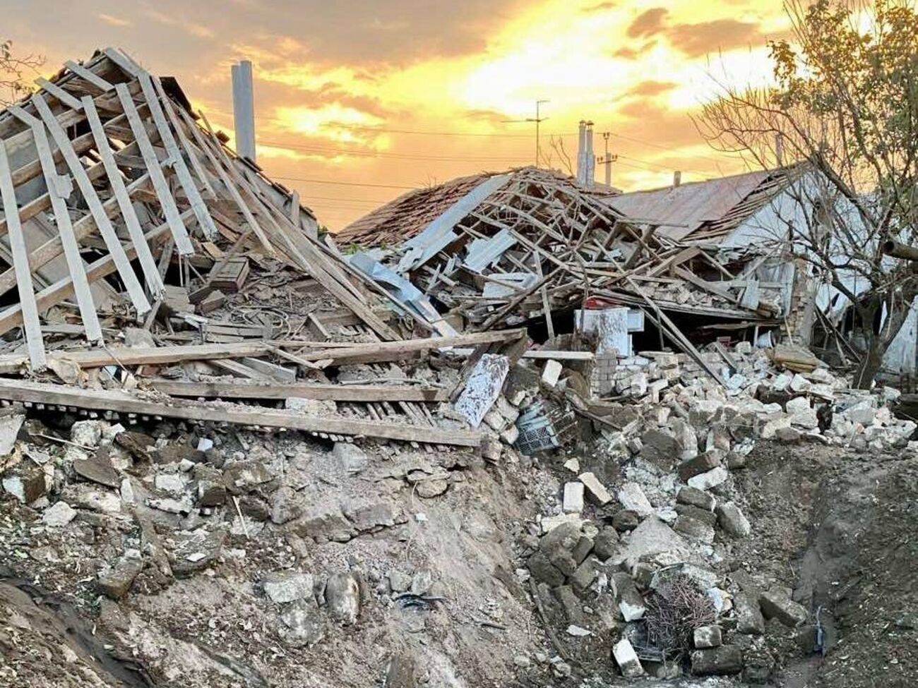 Один зі снарядів влучив у подвір'я приватного будинку