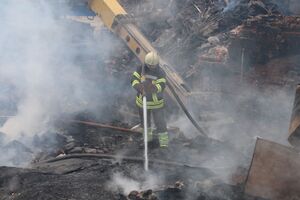 На місці ударів у Харкові виникли пожежі
