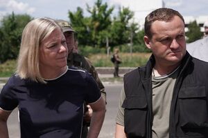 Про візит Андерссон до Київської області повідомив Кулеба