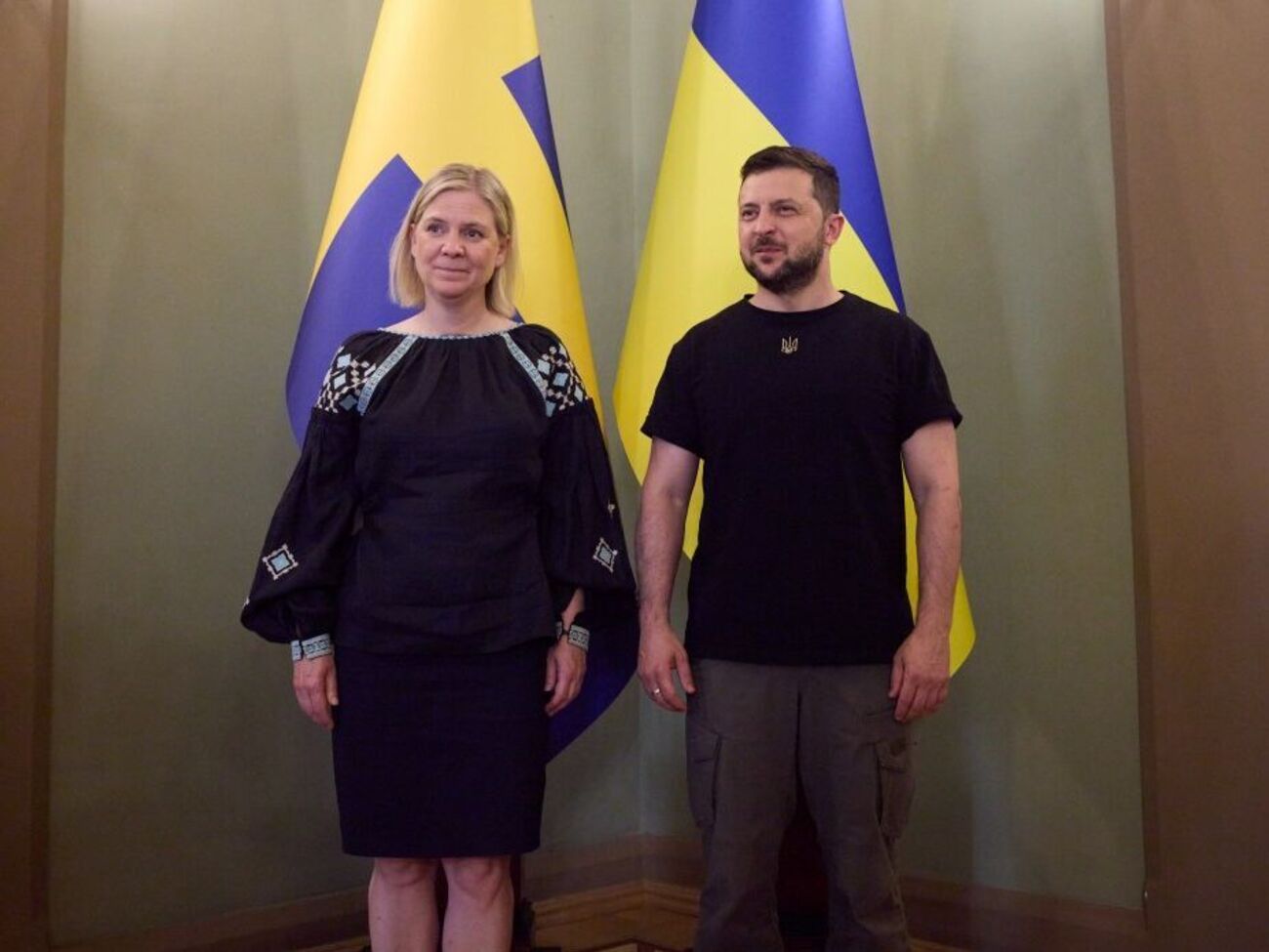 У спільній заяві зафіксовано ключові питання для Швеції та України, сказав на спільному брифінгу з Андерссон Зеленський