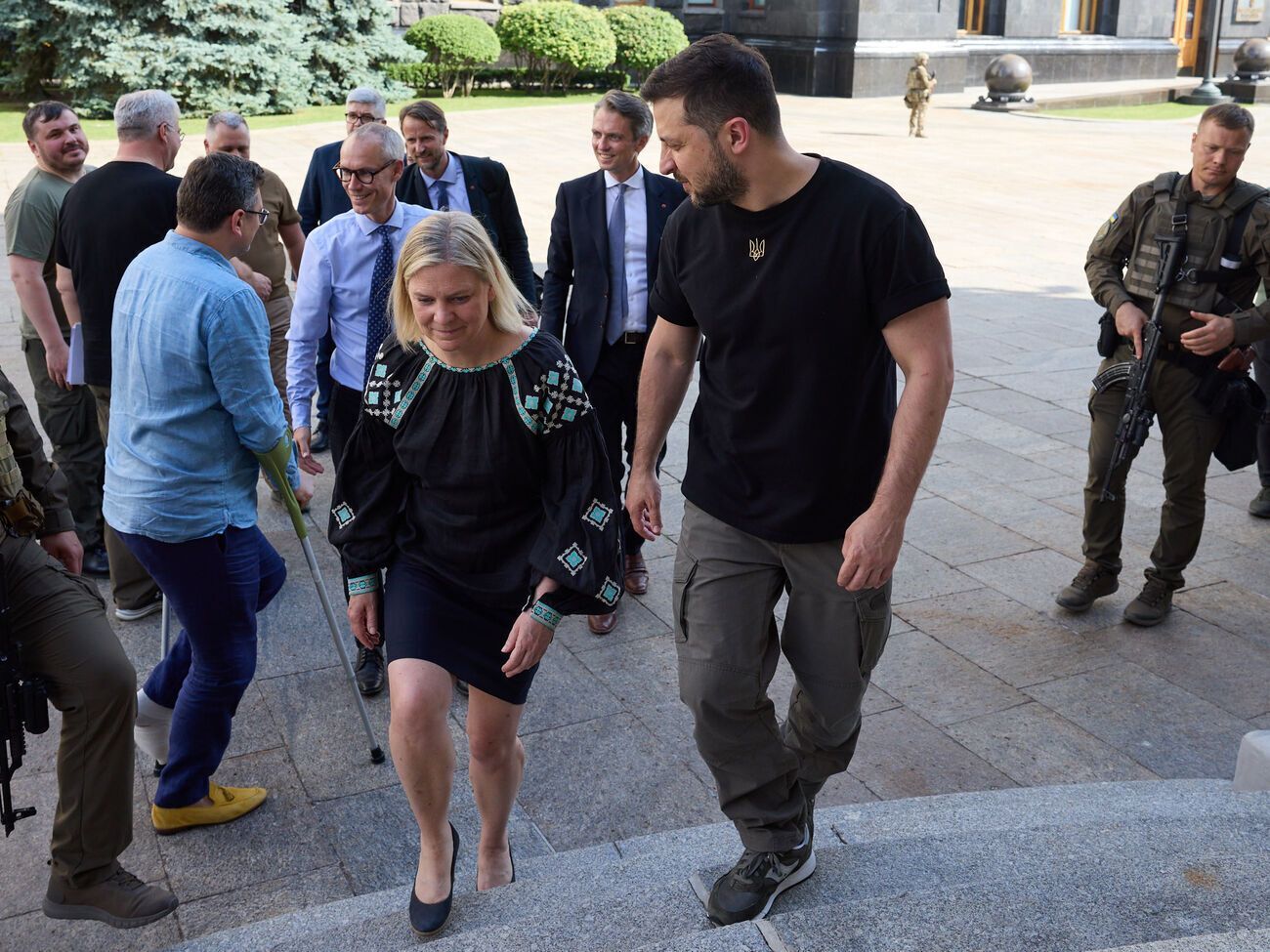 Андерссон зауважила, що їй подобається вишивка