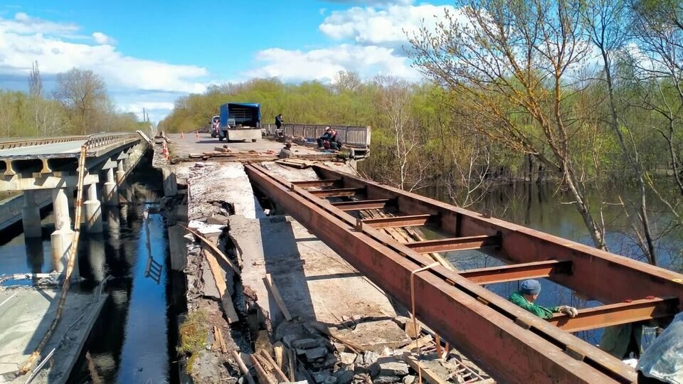 У Чернігівській області за період із 24 лютого було зруйновано понад 25 мостів