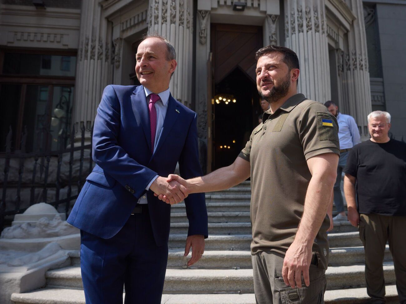 Мартин встретился с Зеленским в Киеве 6 июля