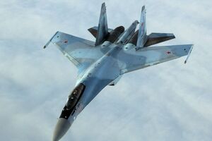 Ракета была выпущена с истребителя Су-35