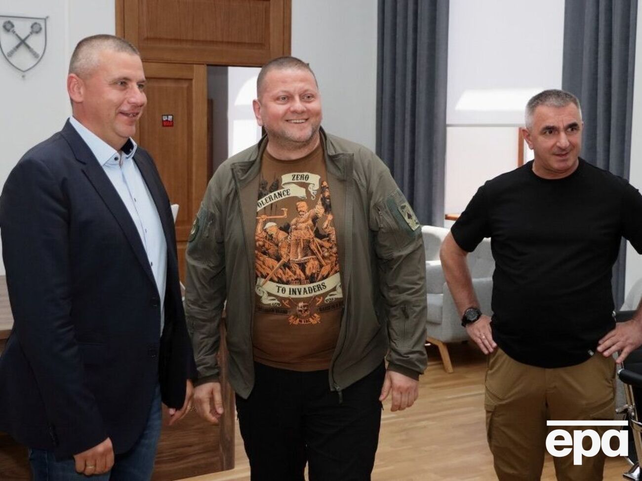 Командующий силами обороны Венгрии Русин-Сенди с Залужным и Баланом