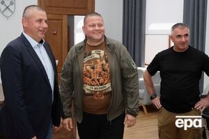 Командующий силами обороны Венгрии Русин-Сенди с Залужным и Баланом