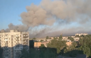 Российские пропагандистские СМИ сообщают о взрывах в оккупированном Шахтерске