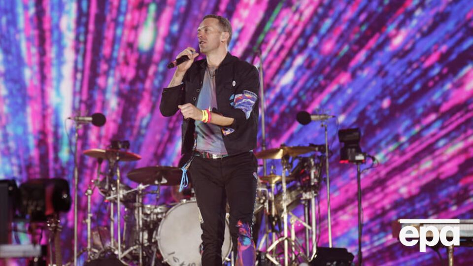Гурт Coldplay у Польщі підтримав Україну