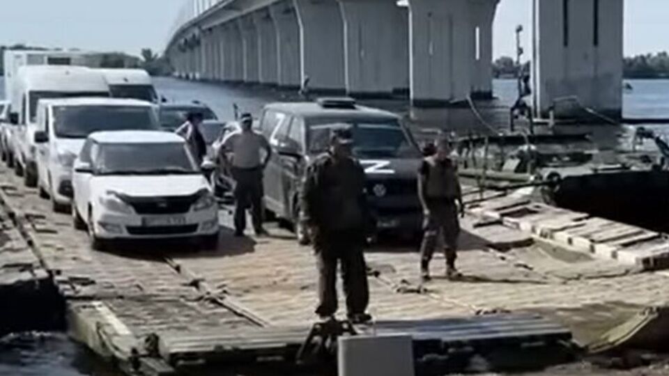 Оккупанты не могут пользоваться мостом