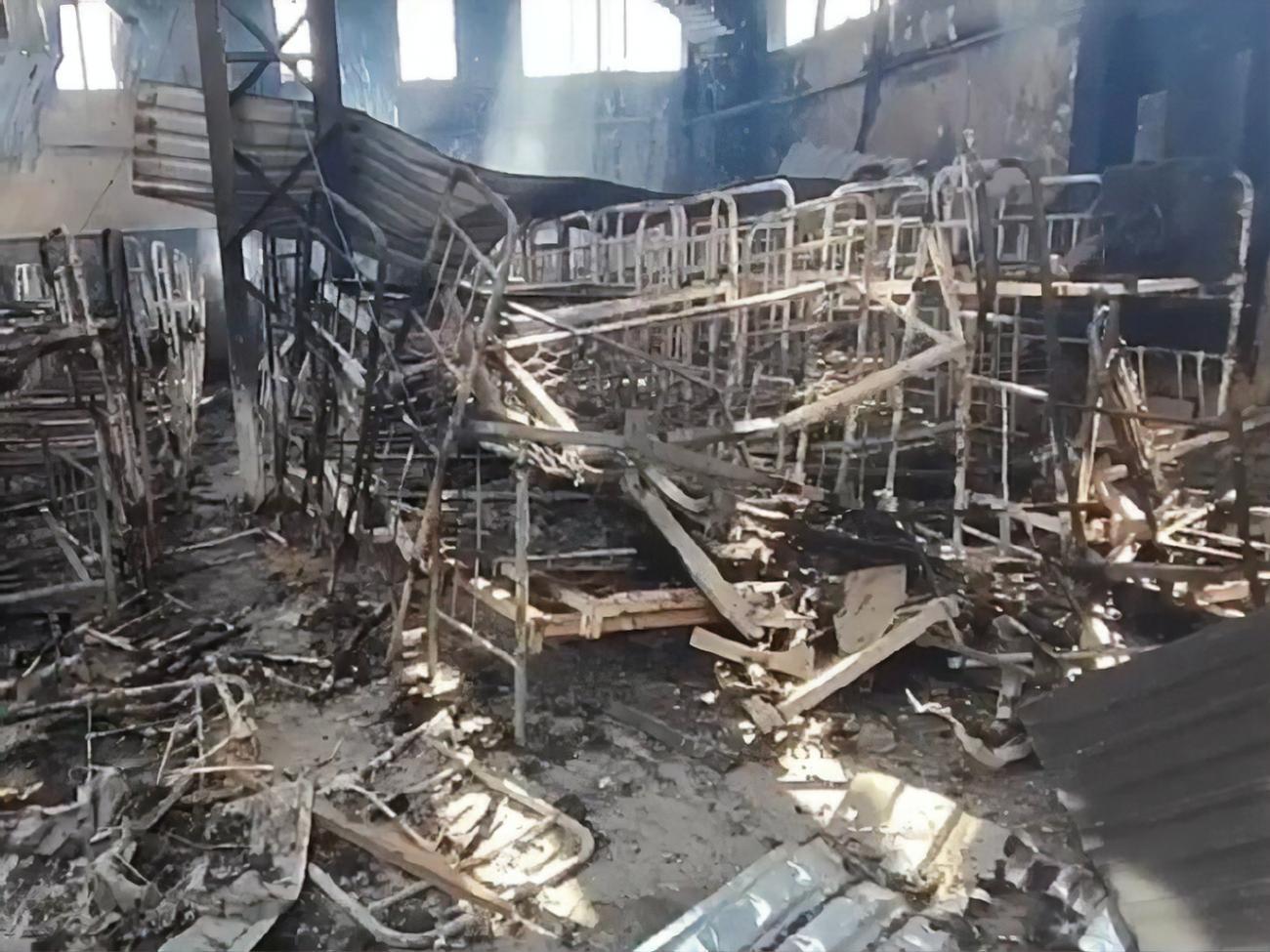 Эксперты предварительно указывают, что в Оленовке применили термобарическое оружие, состоящее на вооружении у страны-агрессора