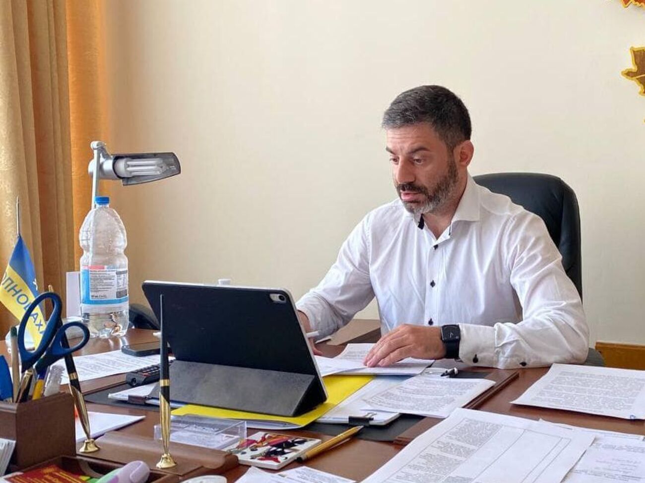 Лубинец отметил, что в Оленовку не пускают и его