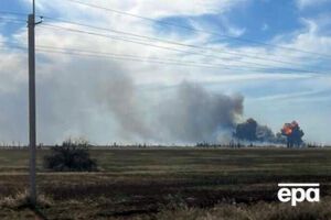 Зважаючи на характер вибухів у кримській Новофедорівці, там був склад авіаційного озброєння, кажуть у ПС ЗСУ