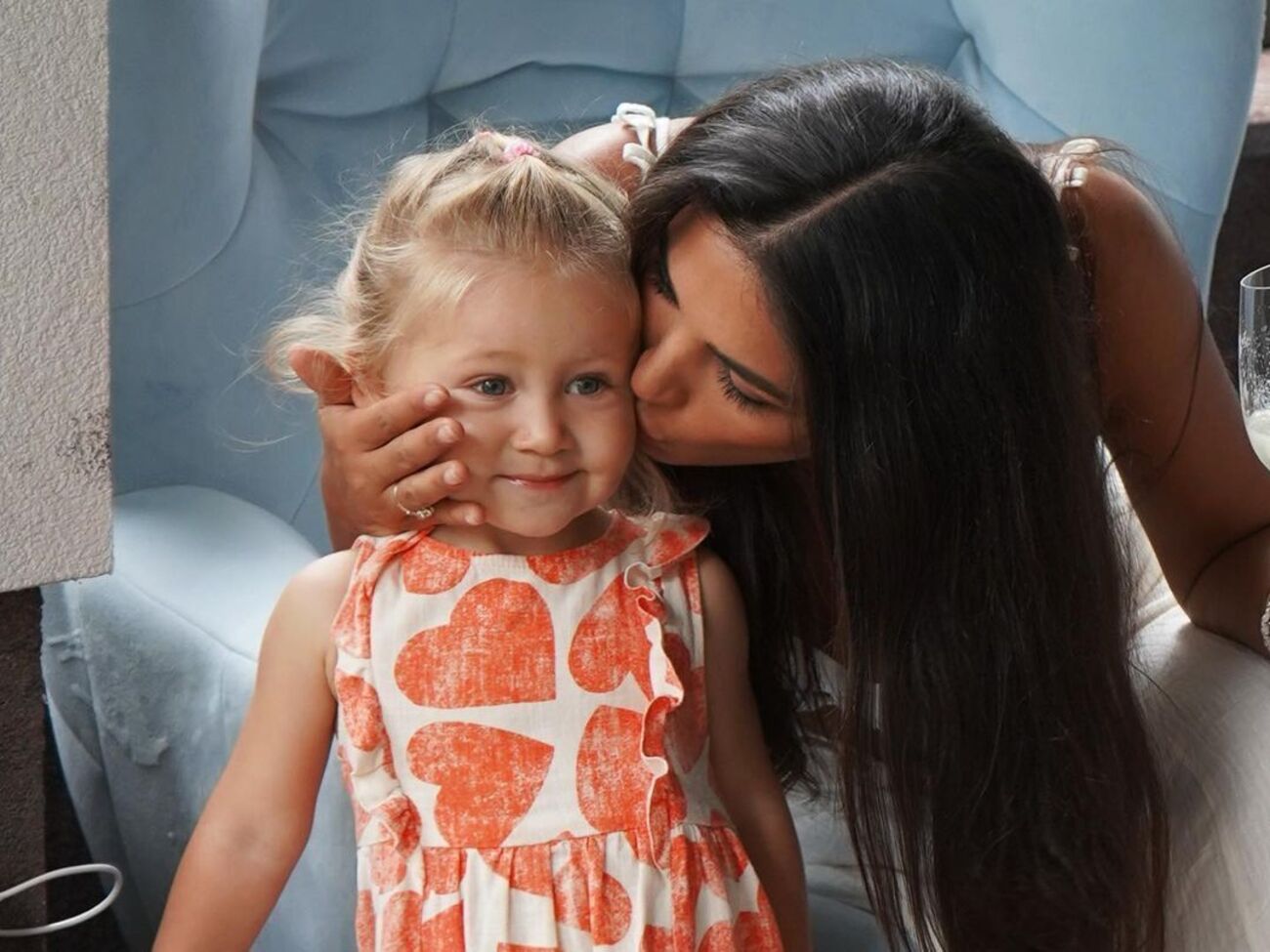 Дімопулос народила дочку у 2019 році