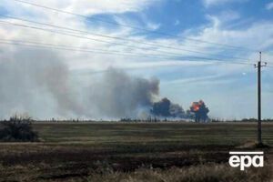 В британском ведомстве считают, что аэродром в Новофедоровке останется пригодным к эксплуатации