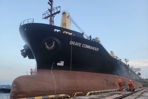 На судно Brave Commander погрузят 23 тыс. тонн зерна для перевозки в Эфиопию, отметили в Мининфраструктуры Украины