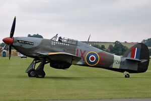 Британский истребитель применялся в годы Второй мировой войны
