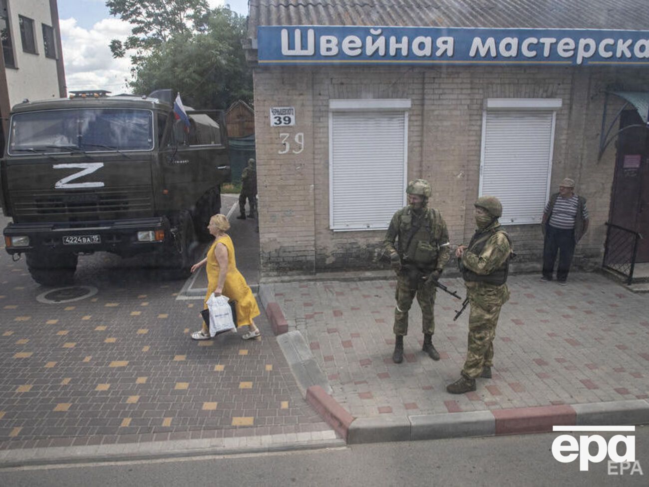 Семьи российских военных начали покидать Мелитополь
