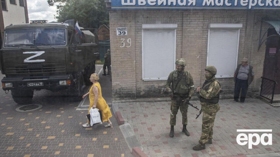 Семьи российских военных начали покидать Мелитополь
