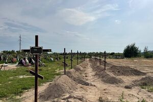 У Бучі поховали ще 35 неопізнаних місцевих жителів
